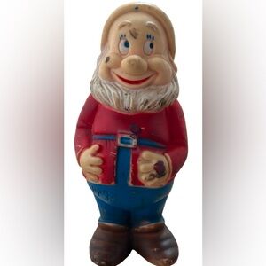RARE Vintage Disney | Snow White Happy Dwarf | Toy 1950s‎